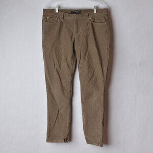 Levis 524 Too Superlow Womens 31x30 Tan Beige Corduroy Jeans Pants